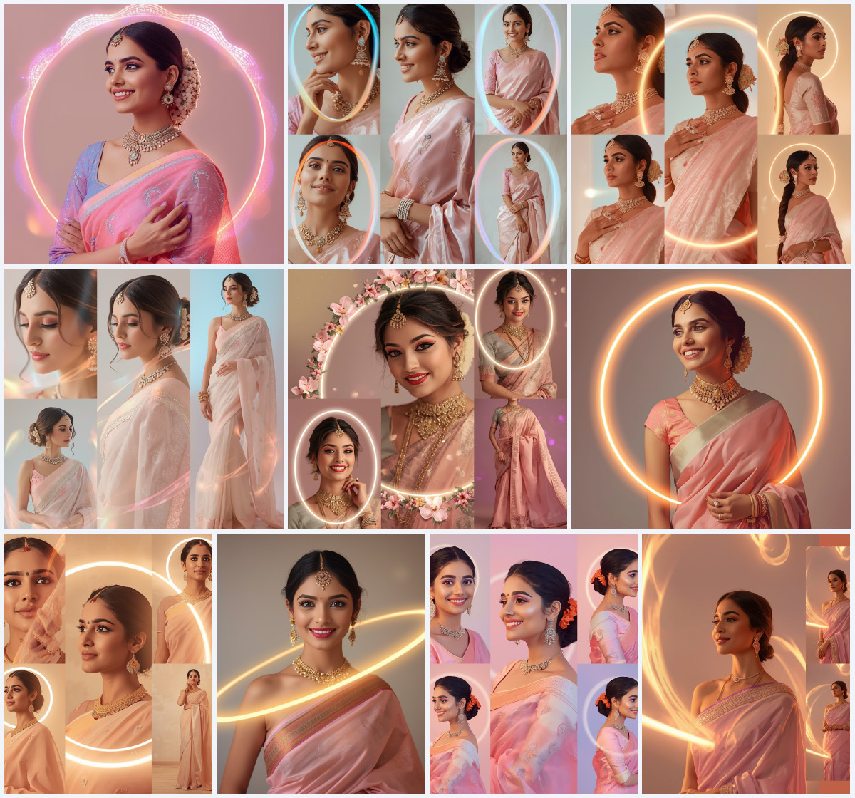 10+ Minimal Saree AI Prompts to Create Soft and Elegant Ethnic Photos