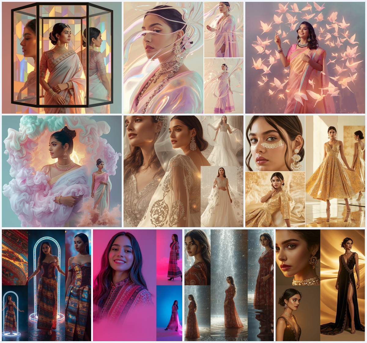 10+ Trendy Saree AI Prompts to Create Stylish Instagram Photos with Modern Vibes