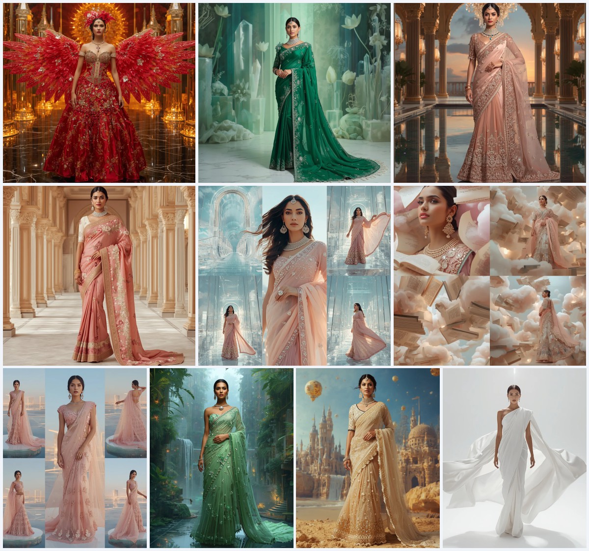 Top 10 Vintage Charm Saree AI Prompts for Retro Indian Glamour Portraits | Best saree prompt for ChatGPT
